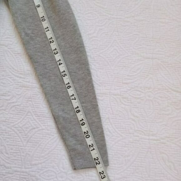 Set Gray Puff Sleeve Sweater & Ann Taylor LOFT Black Silk Cardigan Womens - Picture 10 of 16